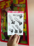 Chainsaw Heads Sticker Sheet (4 x 6)