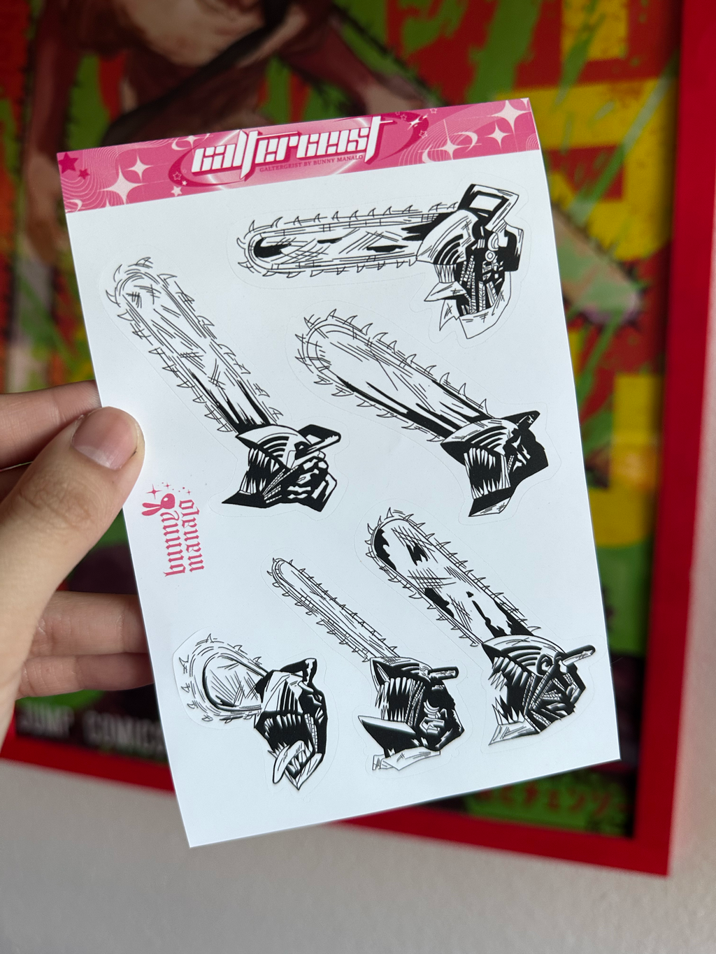 Chainsaw Heads Sticker Sheet (4 x 6)