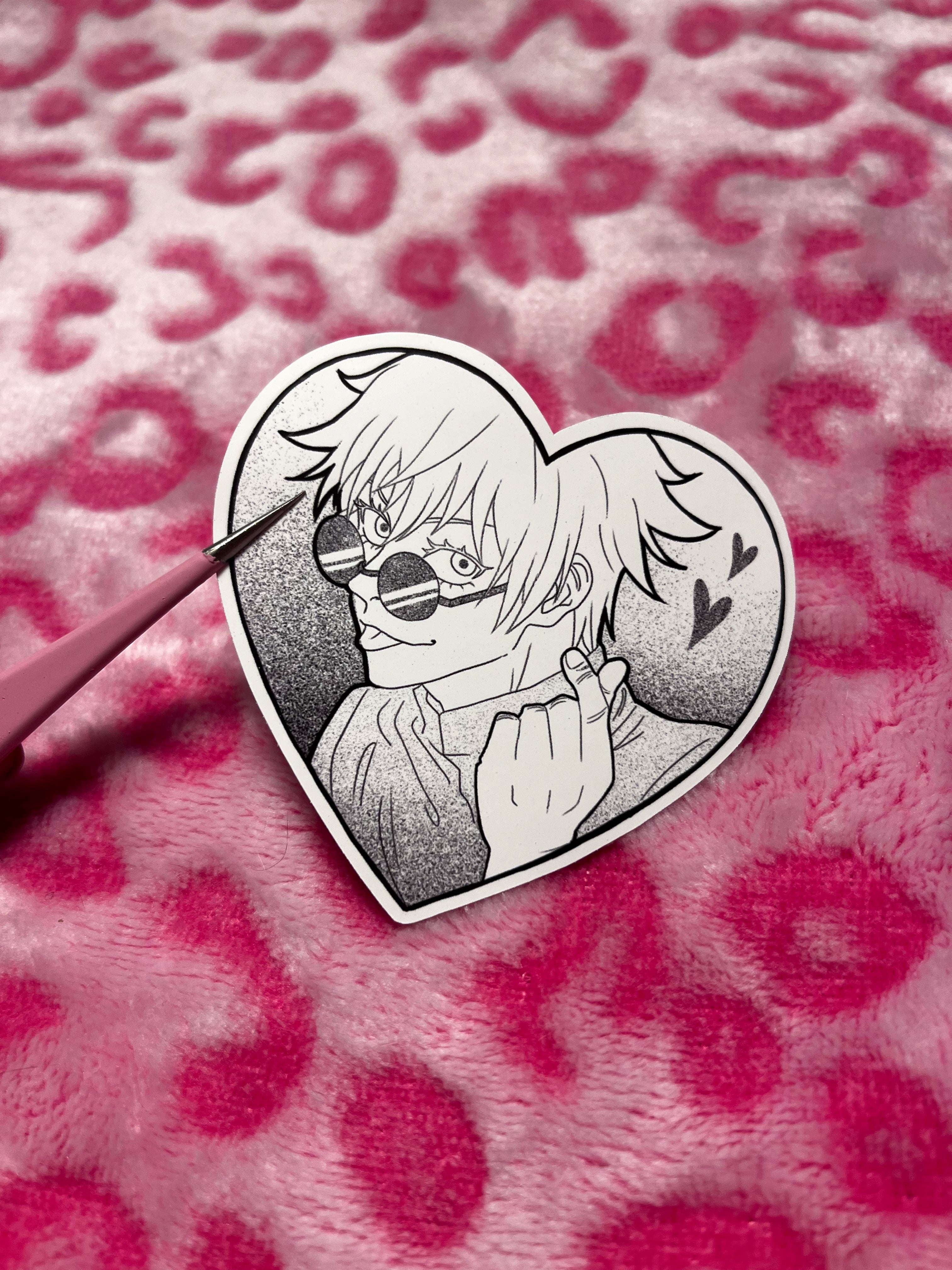 Gojo Heart Sticker (Manga ver.)